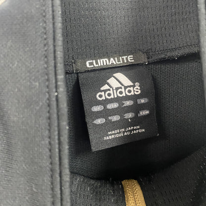 adidas　アディダス　トラックジャケット/ジャージ　黒　ブラック　Lサイズ