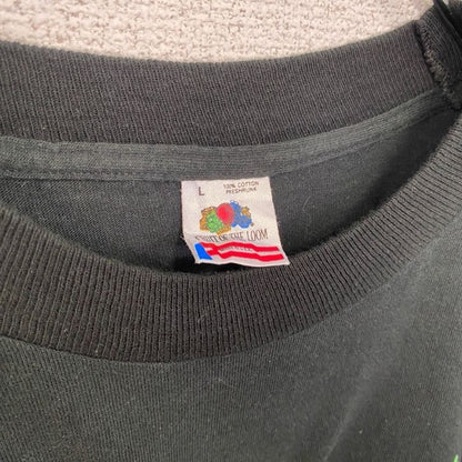 古着 used　フルーツオブザルーム　USA製　100％コットン　半袖プリントTシャツ　サマー　ハワイ　シングルステッチ　Lサイズ