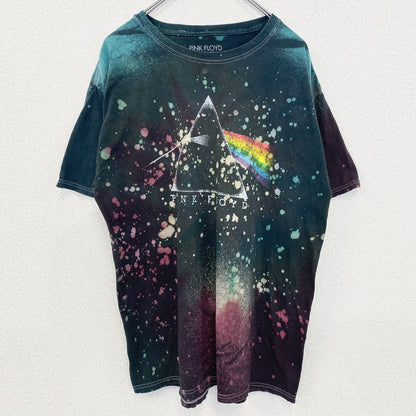 古着 used　PINK FLOYD ピンク フロイド　半袖プリントTシャツ　リメイク風デザイン　カジュアル　レトロ　Mサイズ