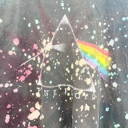 古着 used　PINK FLOYD ピンク フロイド　半袖プリントTシャツ　リメイク風デザイン　カジュアル　レトロ　Mサイズ