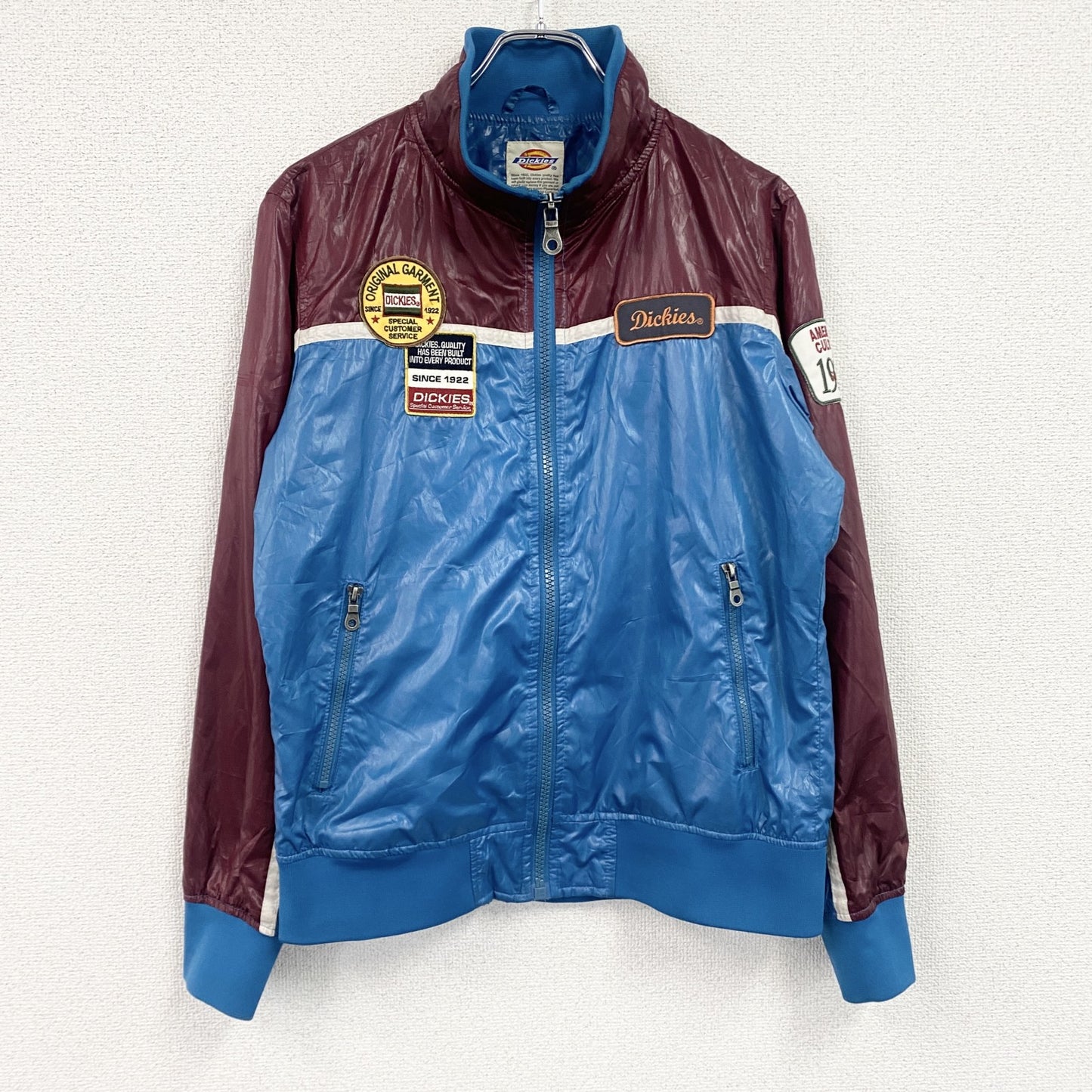 SIERRA DESGNS　シエラデザイン　フルジップジャケット　ウィンドブレーカー　赤　レッド　LLサイズ　古着