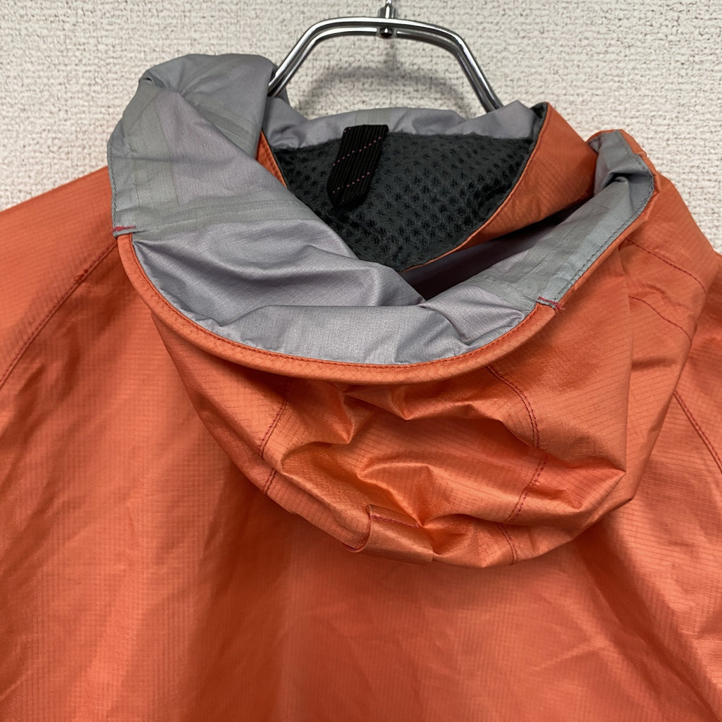 mont-bell　モンベル　ストームクルーザージャケット　フェード　刺繍ロゴ　ワンポイント　オレンジ　Mサイズ