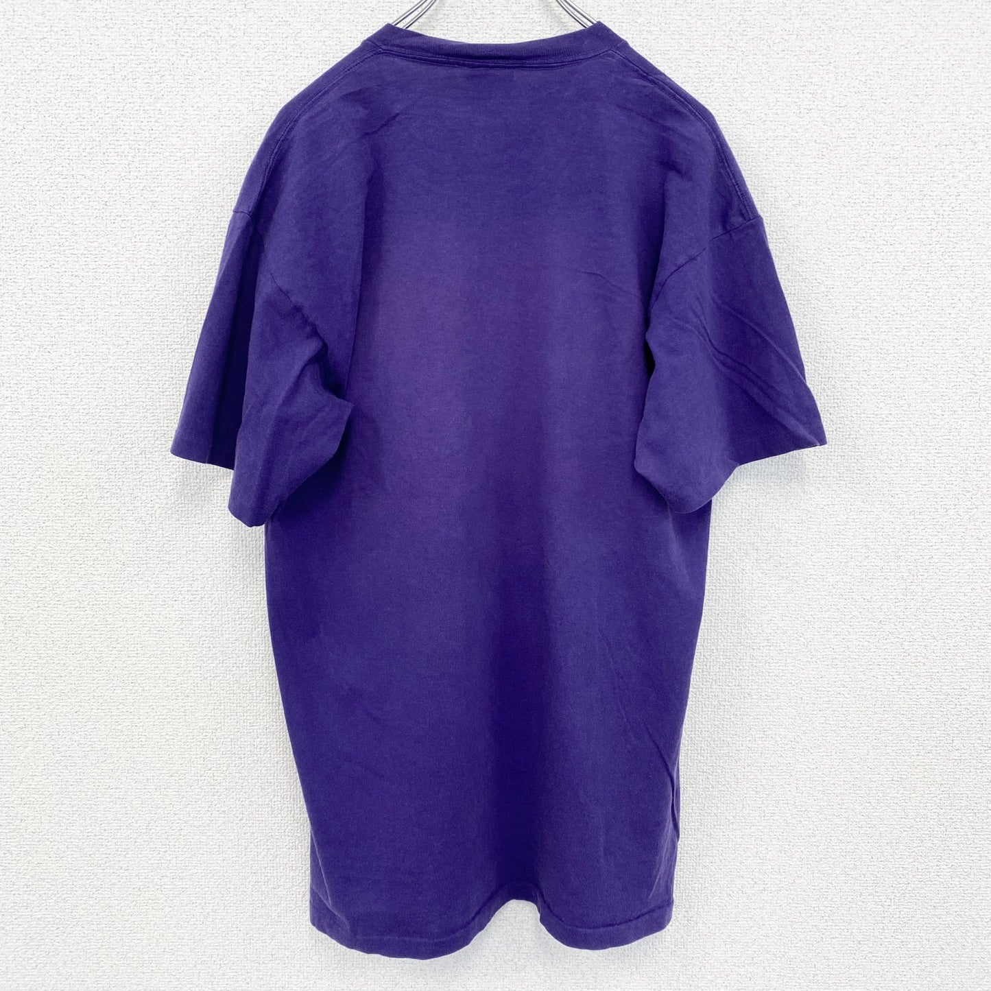 90s　Lee　リー　半袖アニマルプリントTシャツ　ヴィンテージ　猫　キャット　砂漠　紫　パープル　Lサイズ
