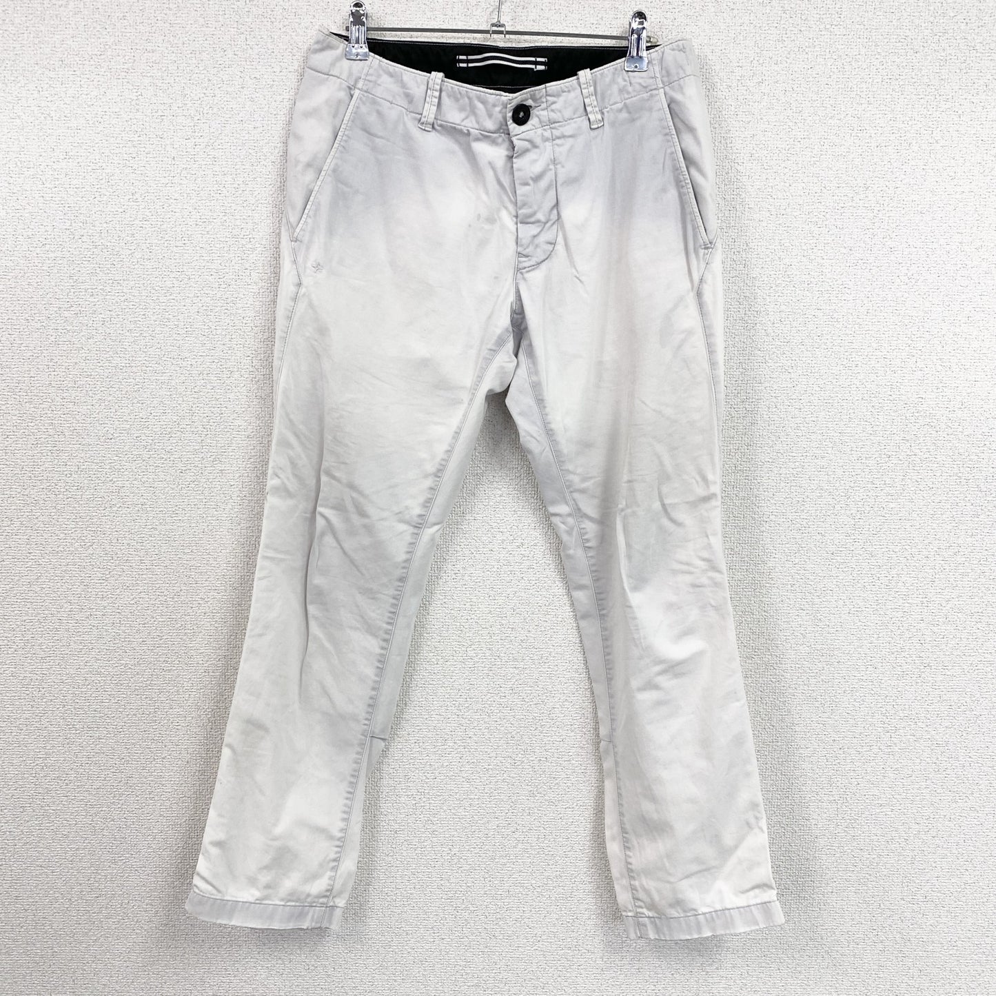STONE ISLAND　ストーンアイランド　スキニーパンツ　ジップフライ　白　ホワイト　W29サイズ