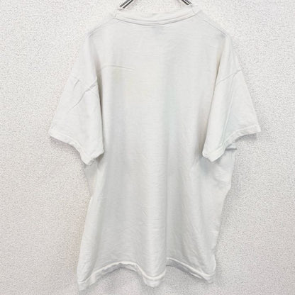 古着 used　フルーツオブザルーム　半袖アニマルプリントTシャツ　猫　キャット　シングルステッチ　XLサイズ