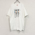 ～00s　Hanes　ヘインズ　半袖Tシャツ　シングルステッチ　by GINZA Q-TO　白　ホワイト　Lサイズ
