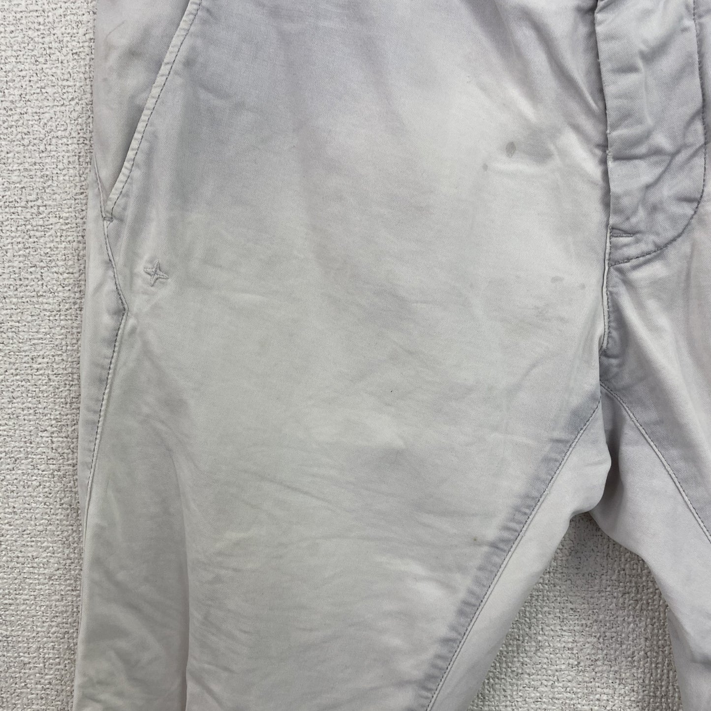STONE ISLAND　ストーンアイランド　スキニーパンツ　ジップフライ　白　ホワイト　W29サイズ