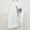 古着 used　半袖アニマルプリントTシャツ　馬　馬車　ホースドローンキャリッジ　シングルステッチ　Lサイズ