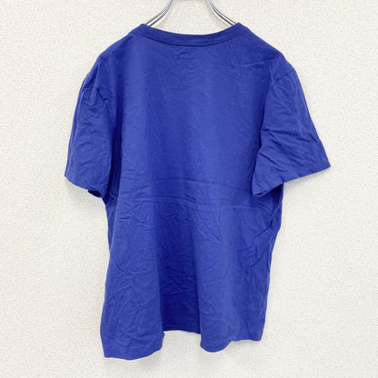 古着 used　NIKE　ナイキ　半袖プリントTシャツ　ビーバートン　オレゴン　青　ブルー　クルーネック　レトロデザイン　Lサイズ