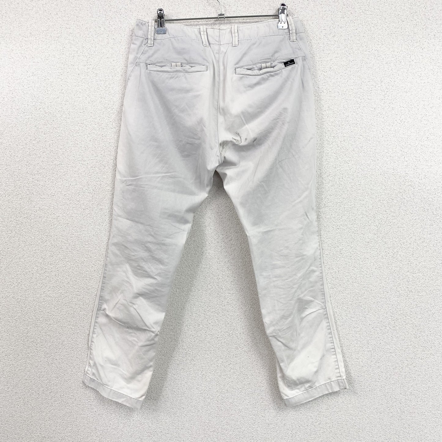 STONE ISLAND　ストーンアイランド　スキニーパンツ　ジップフライ　白　ホワイト　W29サイズ