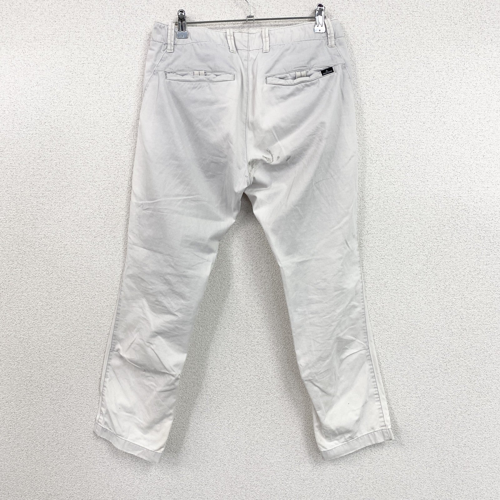 STONE ISLAND　ストーンアイランド　スキニーパンツ　ジップフライ　白　ホワイト　W29サイズ