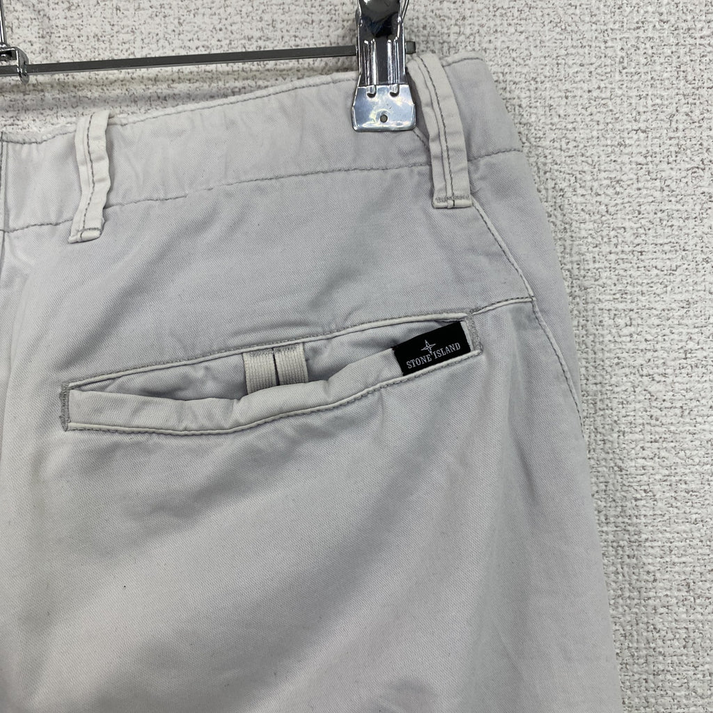 STONE ISLAND　ストーンアイランド　スキニーパンツ　ジップフライ　白　ホワイト　W29サイズ