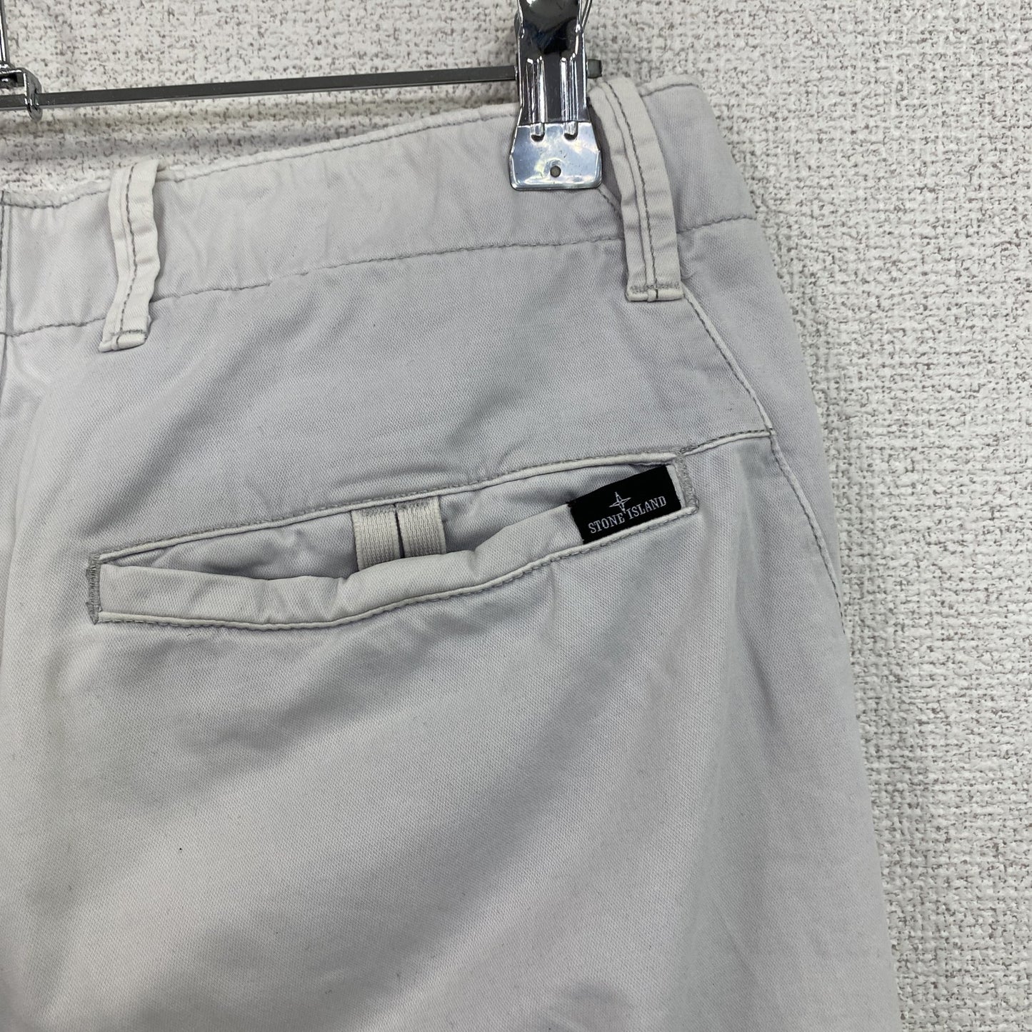STONE ISLAND　ストーンアイランド　スキニーパンツ　ジップフライ　白　ホワイト　W29サイズ