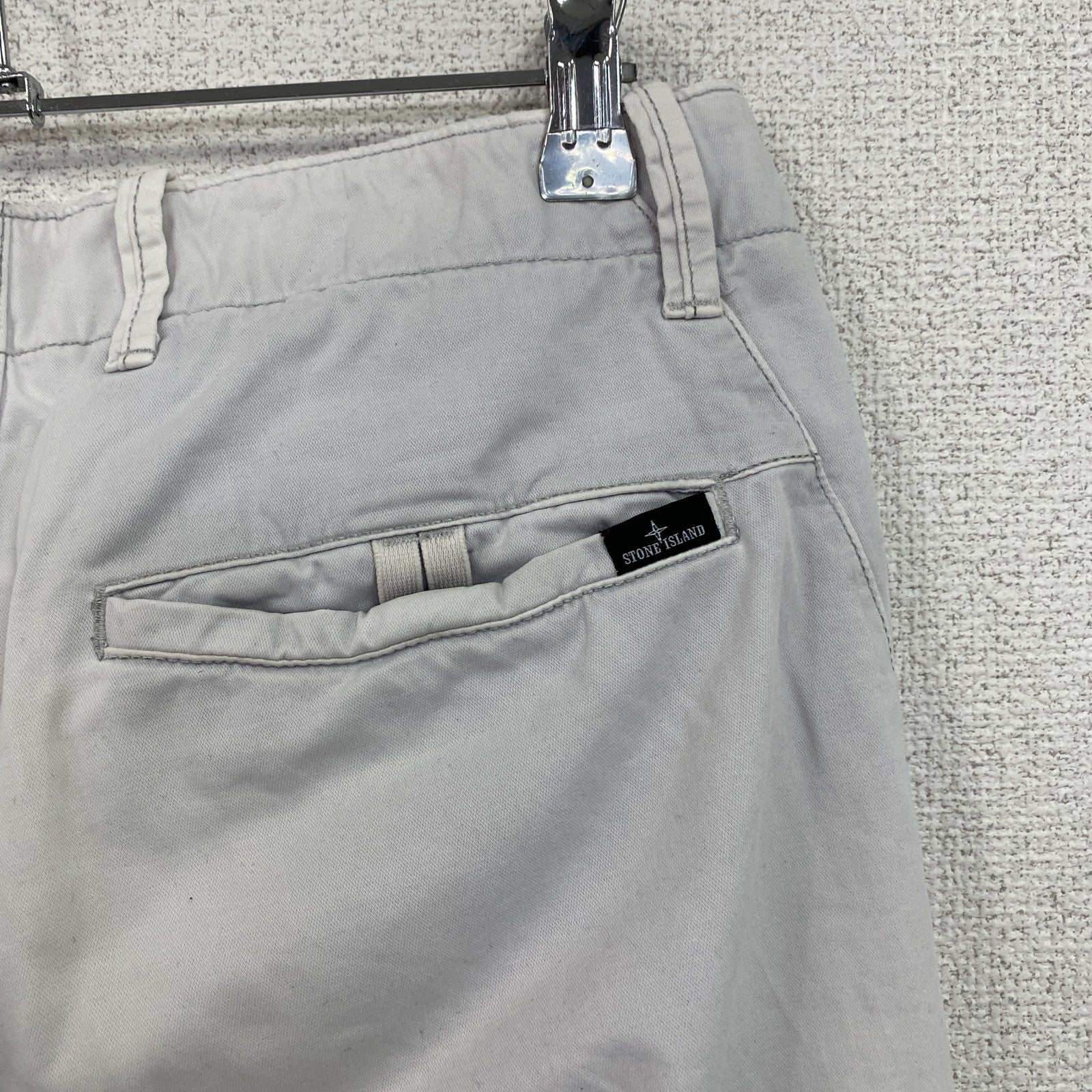 STONE ISLAND　ストーンアイランド　スキニーパンツ　ジップフライ　白　ホワイト　W29サイズ