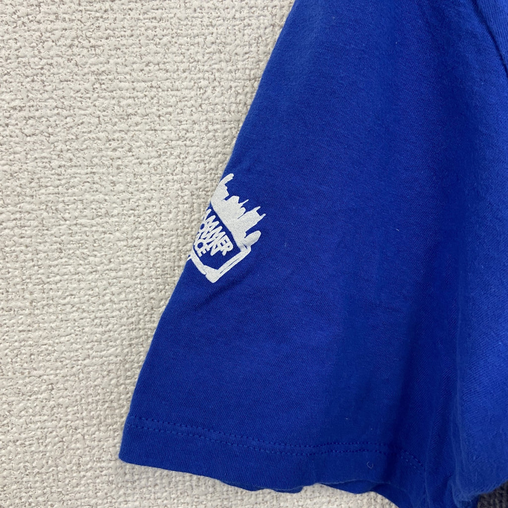 古着 used　NIKE　ナイキ　半袖プリントTシャツ　ハンマーダウン　青　ブルー　クルーネック　レトロデザイン　Mサイズ