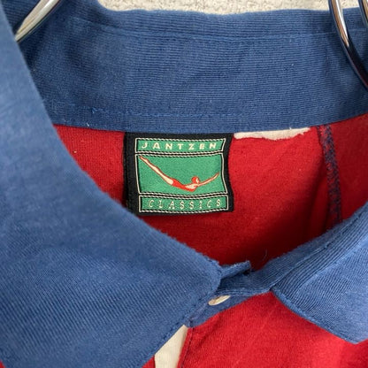 古着 used　90's　ヴィンテージ　半袖ポロシャツ　胸ポケット付き　ストライプ　ラグラン　シングルステッチ