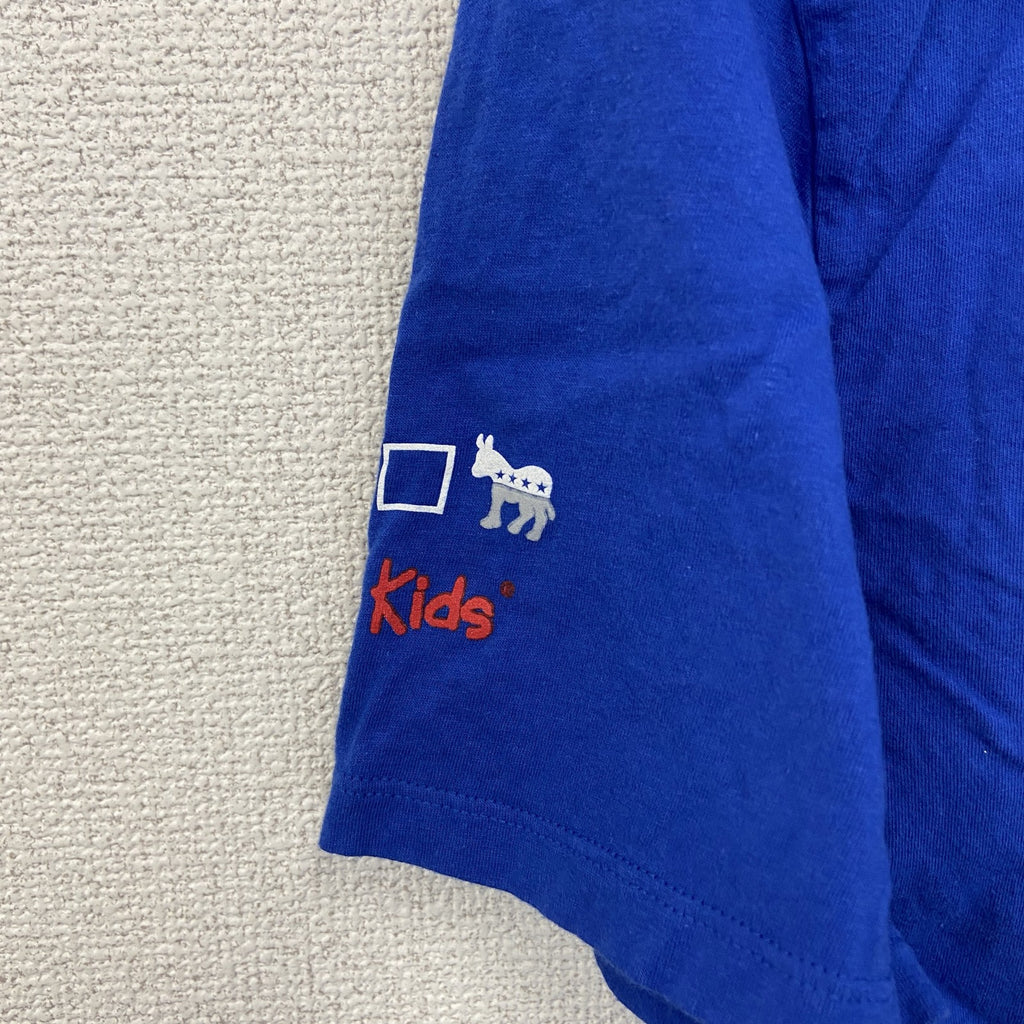 古着 used　NIKE　ナイキ　半袖プリントTシャツ　ハンマーダウン　青　ブルー　クルーネック　レトロデザイン　Mサイズ