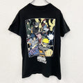 古着 used　半袖アニメプリントTシャツ　ナルト疾風伝　黒　ブラック　クルーネック　レトロデザイン　Sサイズ