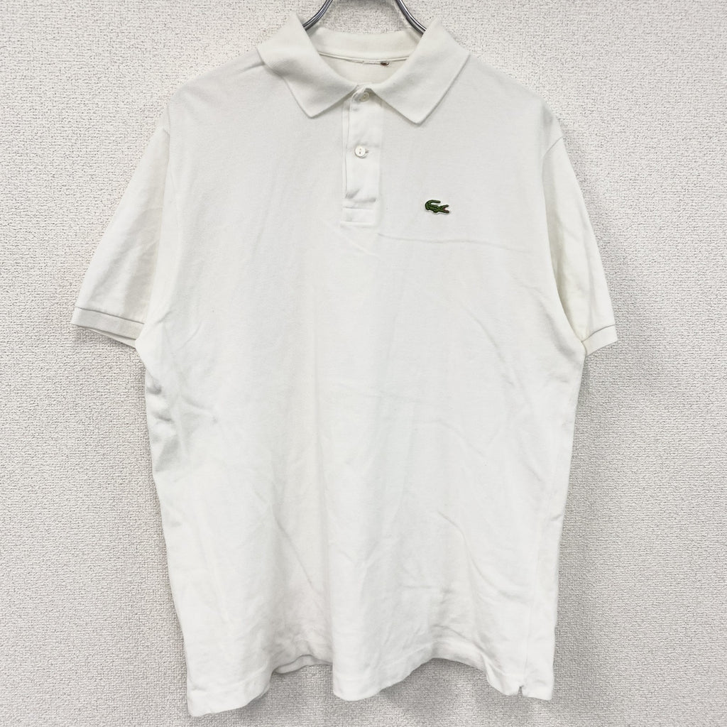 LACOSTE　ラコステ　半袖ポロシャツ　白　ホワイト