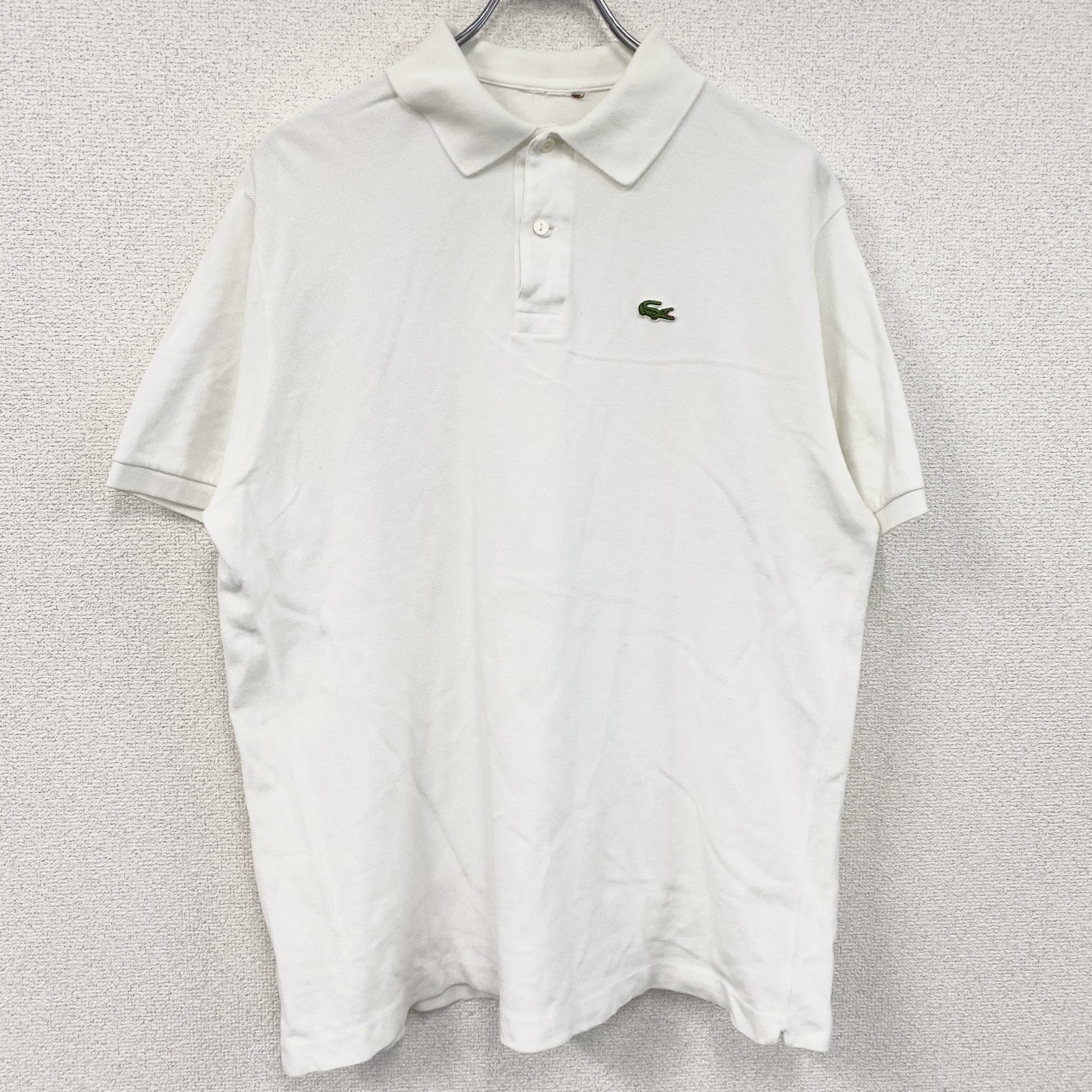 LACOSTE　ラコステ　半袖ポロシャツ　白　ホワイト
