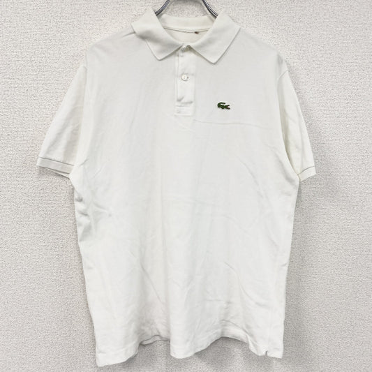 LACOSTE　ラコステ　半袖ポロシャツ　白　ホワイト