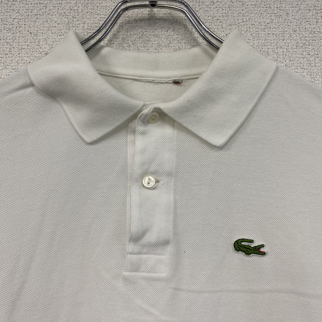 LACOSTE　ラコステ　半袖ポロシャツ　白　ホワイト