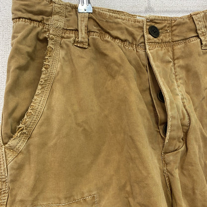 Abercrombie&Fitch　アバクロンビー&フィッッチ　ハーフカーゴパンツ/ショートパンツ　ボタンフライ　茶色　ブラウン　31サイズ