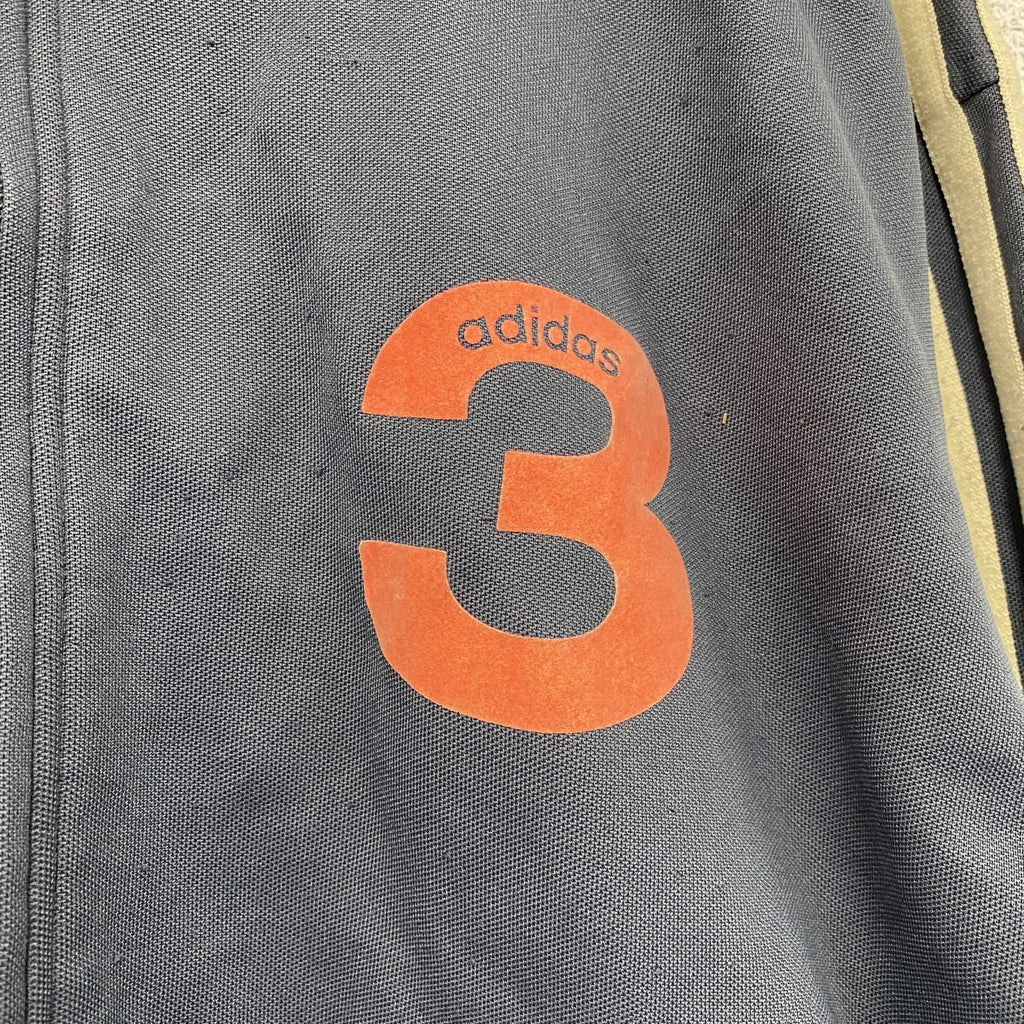 00s　adidas　アディダス　トラックジャケット/ジャージ　ヴィンテージ　紺　ネイビー　Mサイズ