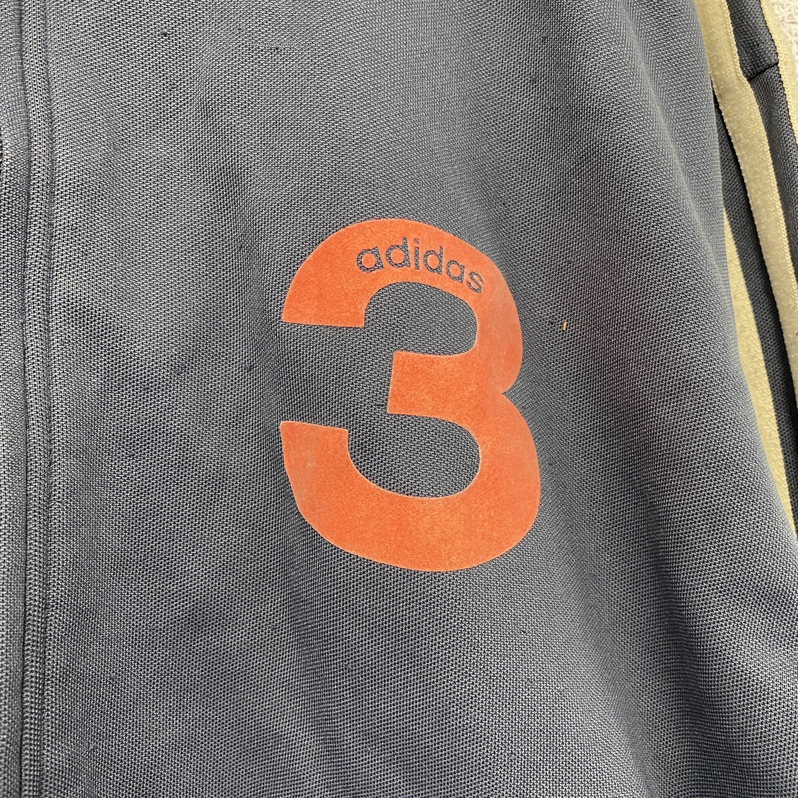 00s　adidas　アディダス　トラックジャケット/ジャージ　ヴィンテージ　紺　ネイビー　Mサイズ