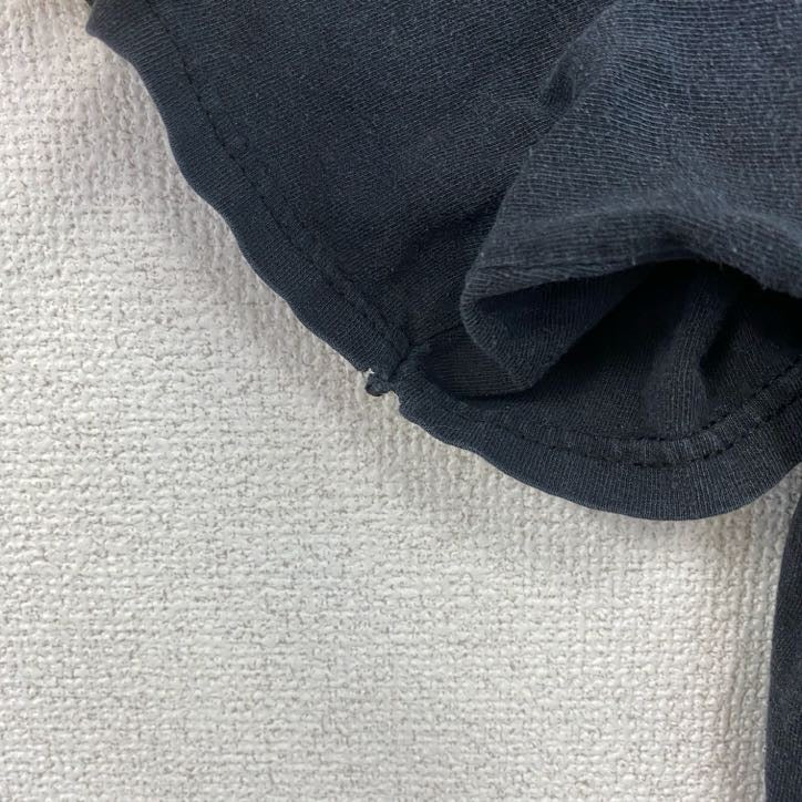古着 used　半袖アニメプリントTシャツ　ドラゴンボール　孫悟空　フリーザ　黒　ブラック　クルーネック　レトロデザイン　Lサイズ