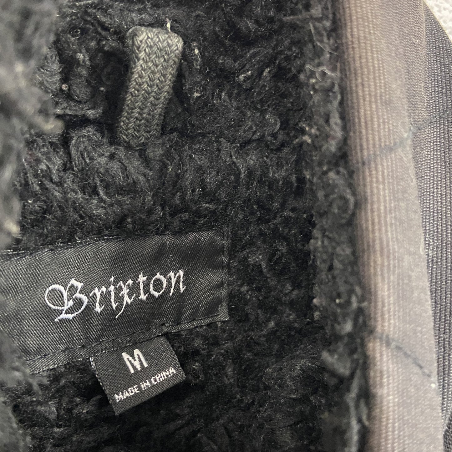 Brixton　ブリクストン　デッキジャケット　裏ボア　黒　ブラック　Mサイズ