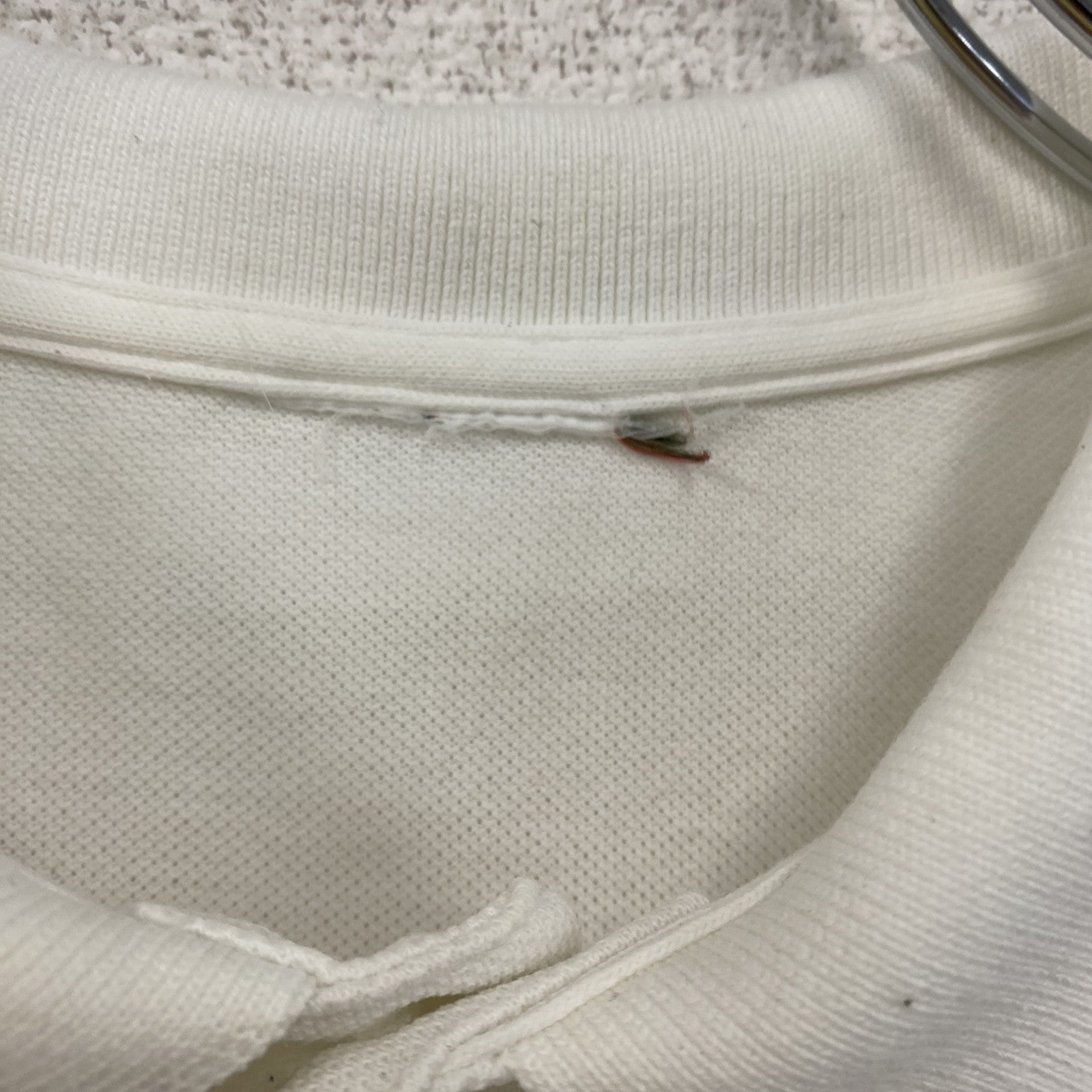 LACOSTE　ラコステ　半袖ポロシャツ　白　ホワイト