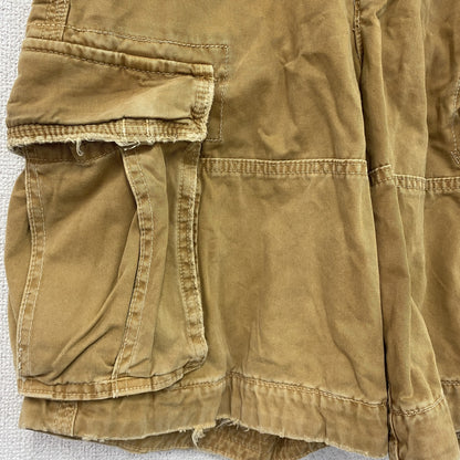 Abercrombie&Fitch　アバクロンビー&フィッッチ　ハーフカーゴパンツ/ショートパンツ　ボタンフライ　茶色　ブラウン　31サイズ