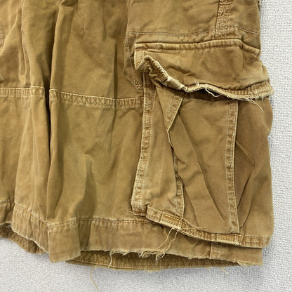 Abercrombie&Fitch　アバクロンビー&フィッッチ　ハーフカーゴパンツ/ショートパンツ　ボタンフライ　茶色　ブラウン　31サイズ
