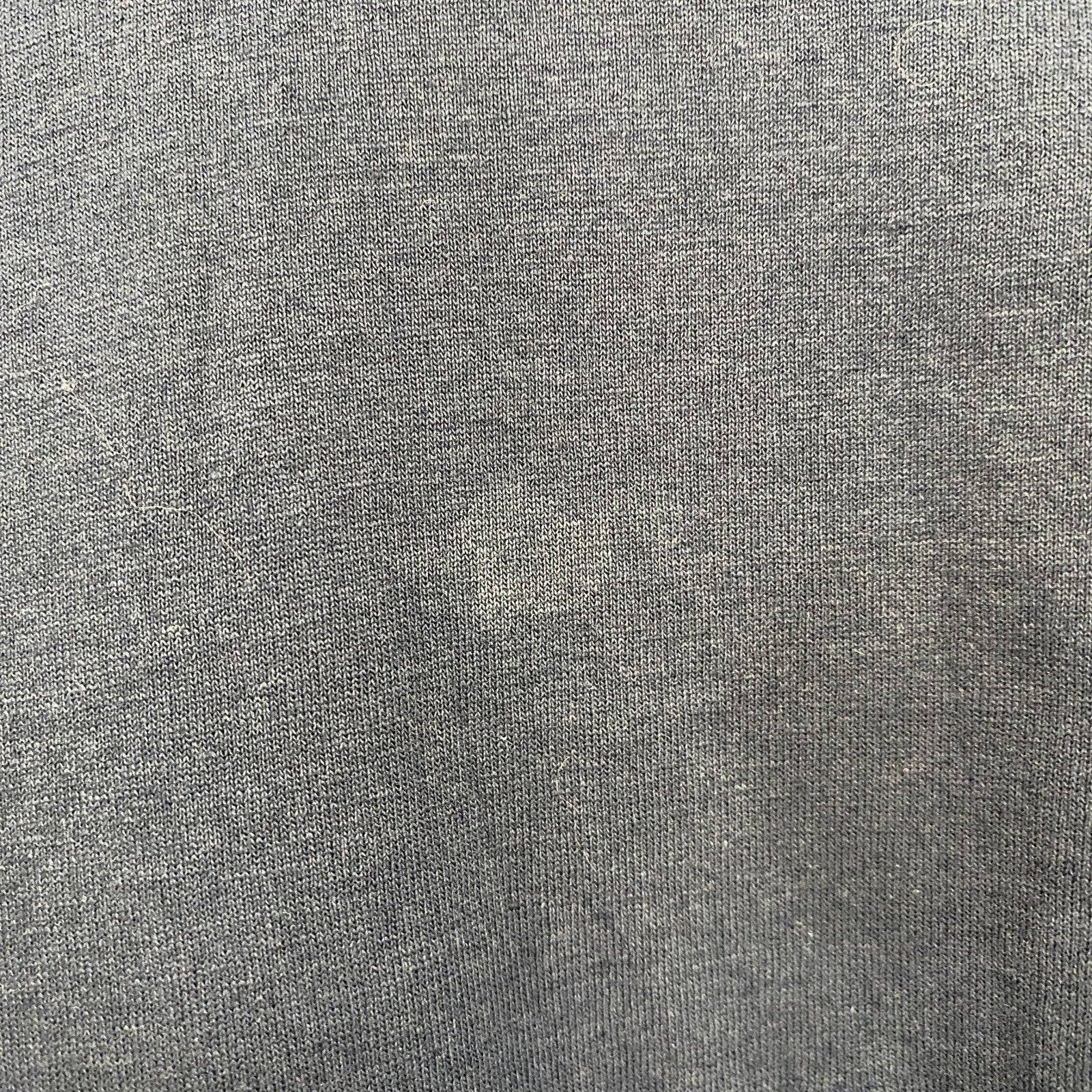 古着 used　FABEC　半袖カラフル刺繍Tシャツ　カナダ製　カジュアルデザイン　レトロ　クルーネック　ネイビー　Lサイズ