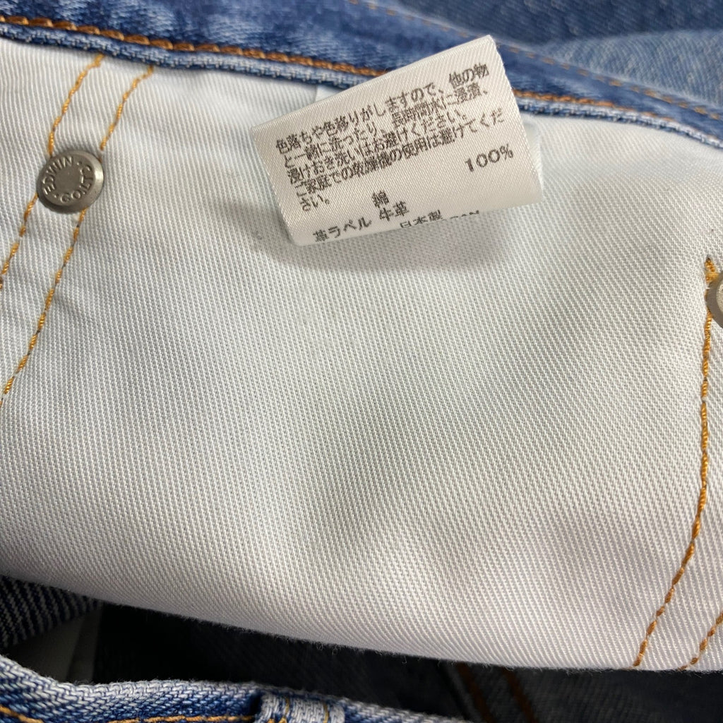 EDWIN　エドウィン　404　デニムパンツ/ジーンズ　ジップフライ　フェード　インディゴ　W35サイズ