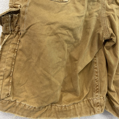 Abercrombie&Fitch　アバクロンビー&フィッッチ　ハーフカーゴパンツ/ショートパンツ　ボタンフライ　茶色　ブラウン　31サイズ