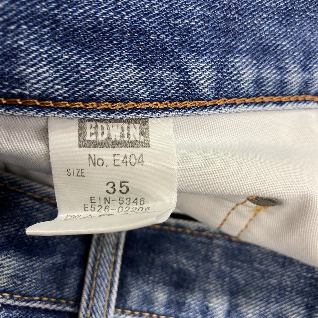 EDWIN　エドウィン　404　デニムパンツ/ジーンズ　ジップフライ　フェード　インディゴ　W35サイズ