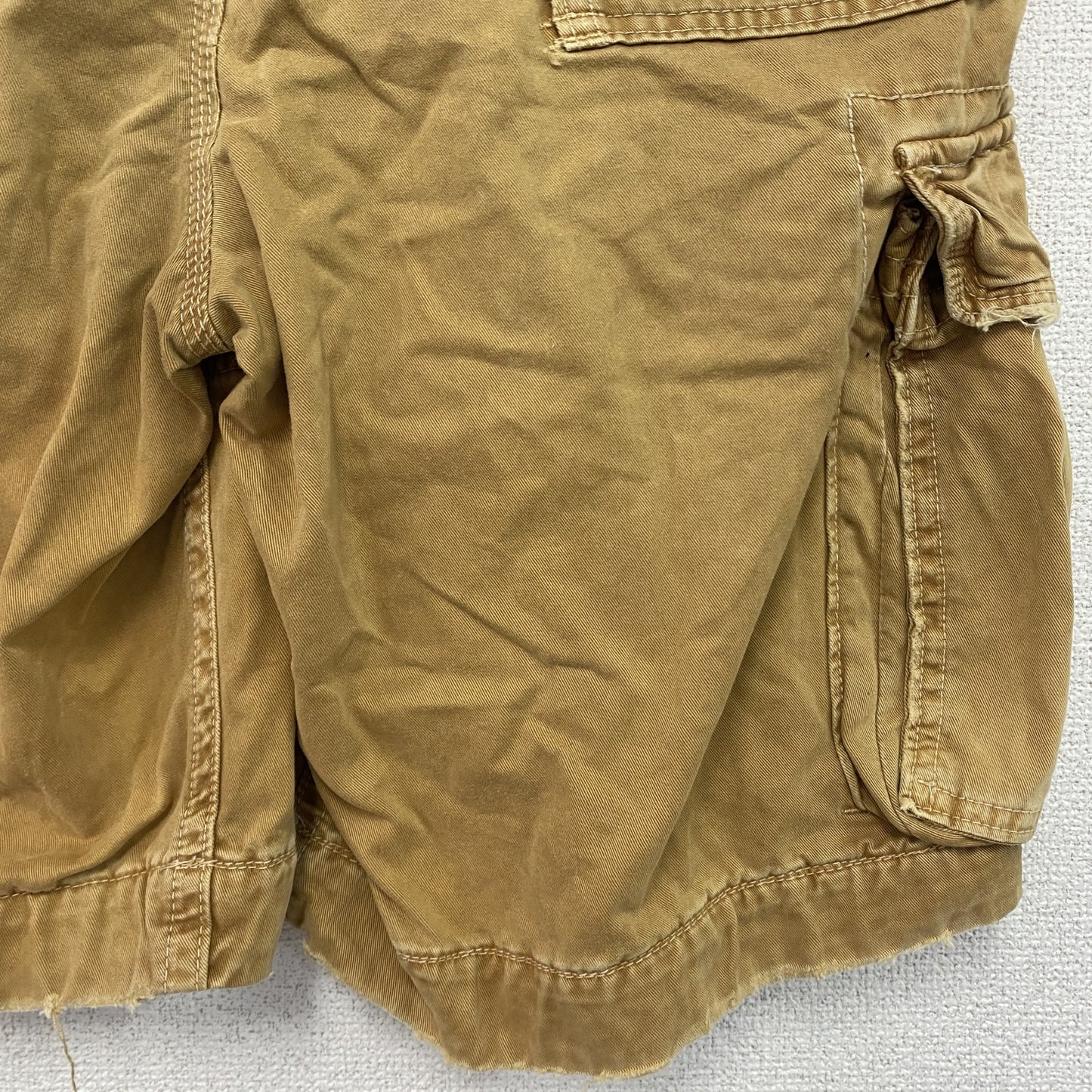 Abercrombie&Fitch　アバクロンビー&フィッッチ　ハーフカーゴパンツ/ショートパンツ　ボタンフライ　茶色　ブラウン　31サイズ