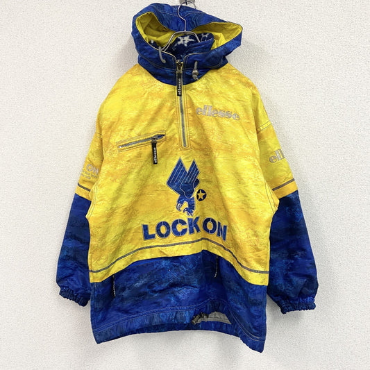 ellesse　エレッセ　スキージャケット/ハーフジップスノーウェア　アノラックパーカー　黄色　イエロー　Mサイズ