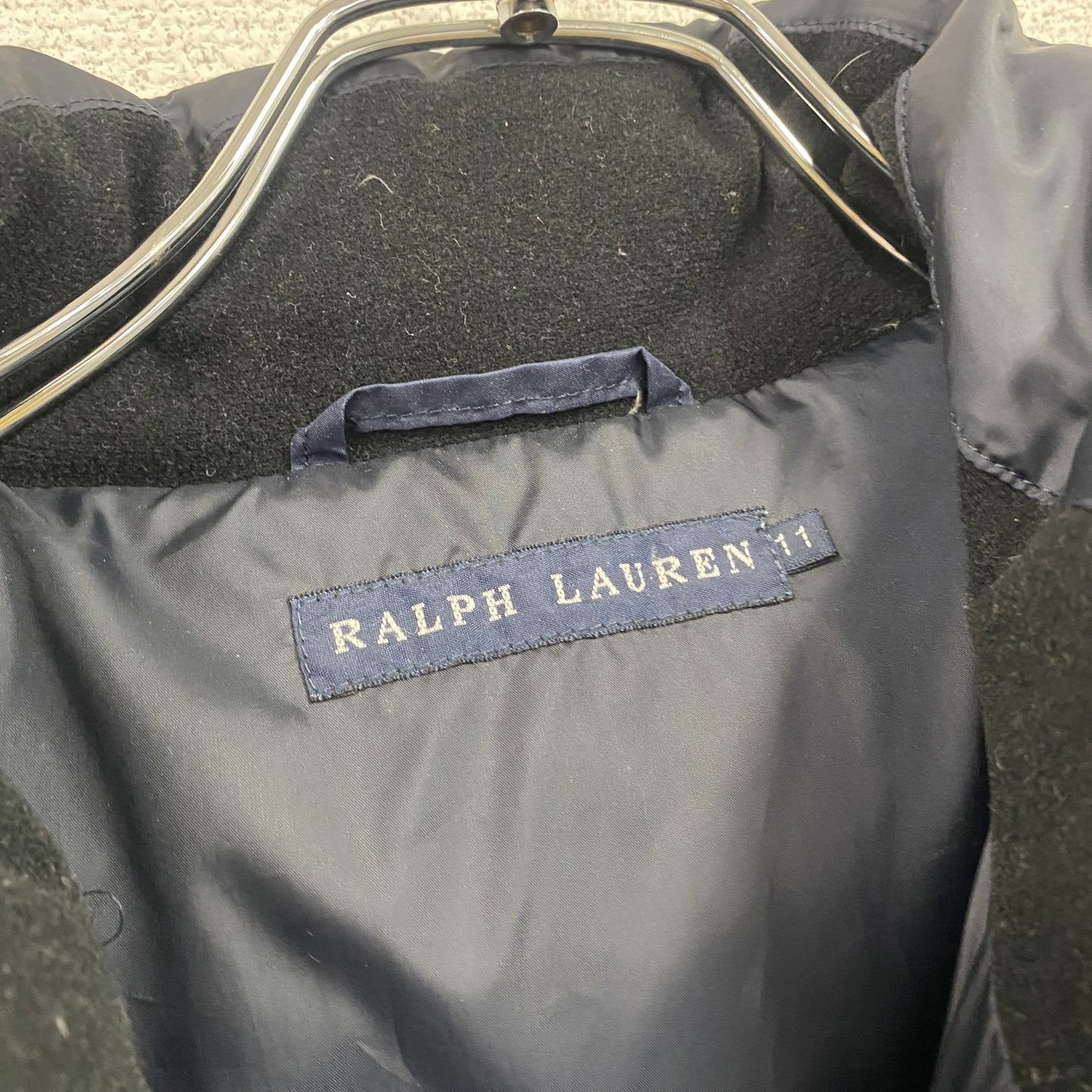 RALPH LAUREN　ラルフローレン　ダウンジャケット　ダウン90％　紺　ネイビー　11サイズ