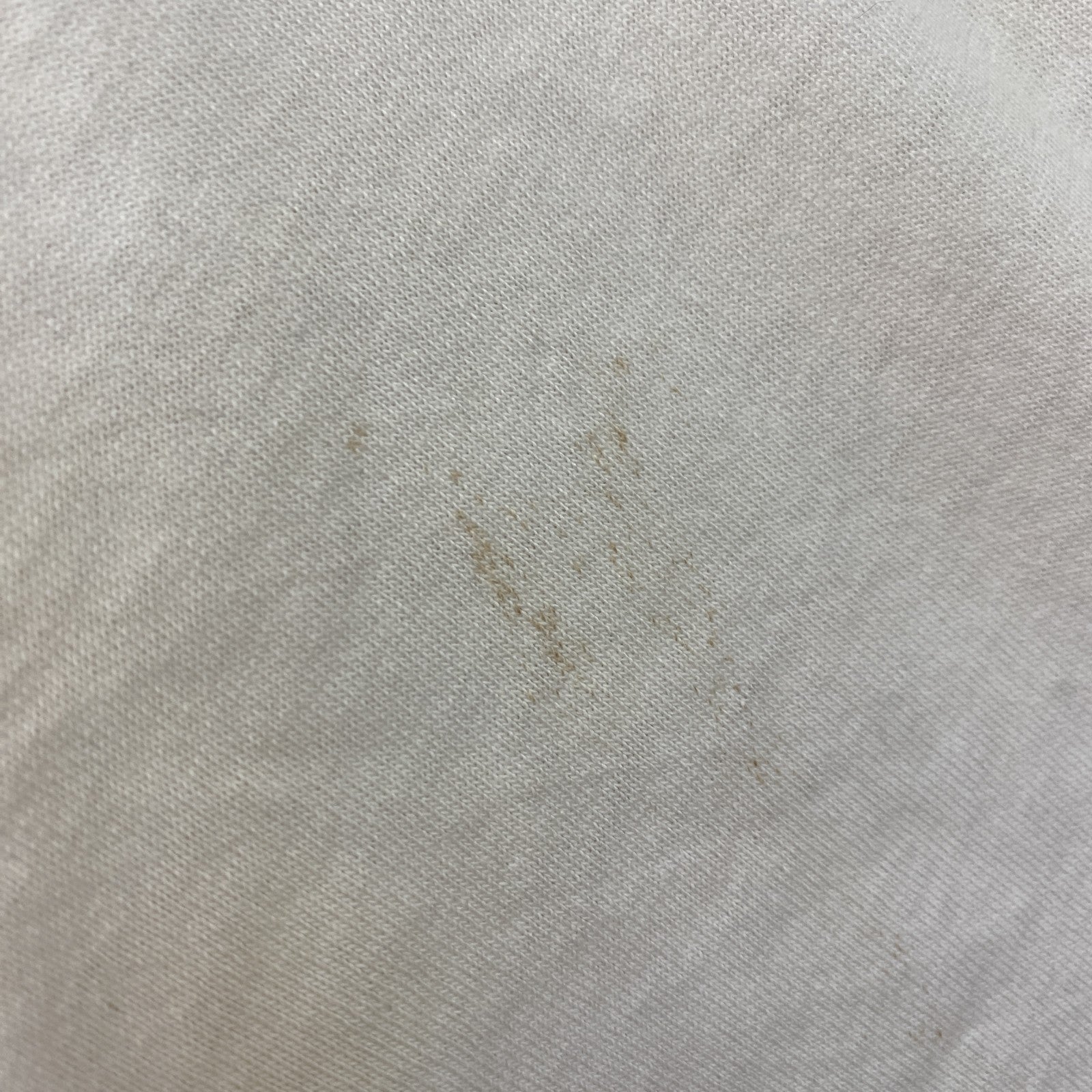 古着 used　FURUIT OF THE LOOM　半袖プリントTシャツ　US製　カジュアル　レトロ　クルーネック　白　Lサイズ