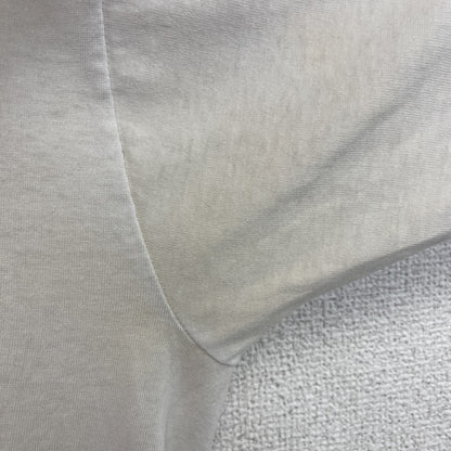 古着 used　FURUIT OF THE LOOM　半袖プリントTシャツ　US製　カジュアル　レトロ　クルーネック　白　Lサイズ