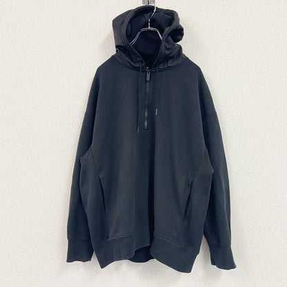 UNIQLO＋J　ユニクロ　スウェットパーカー/フーディー　黒　ブラック　XLサイズ