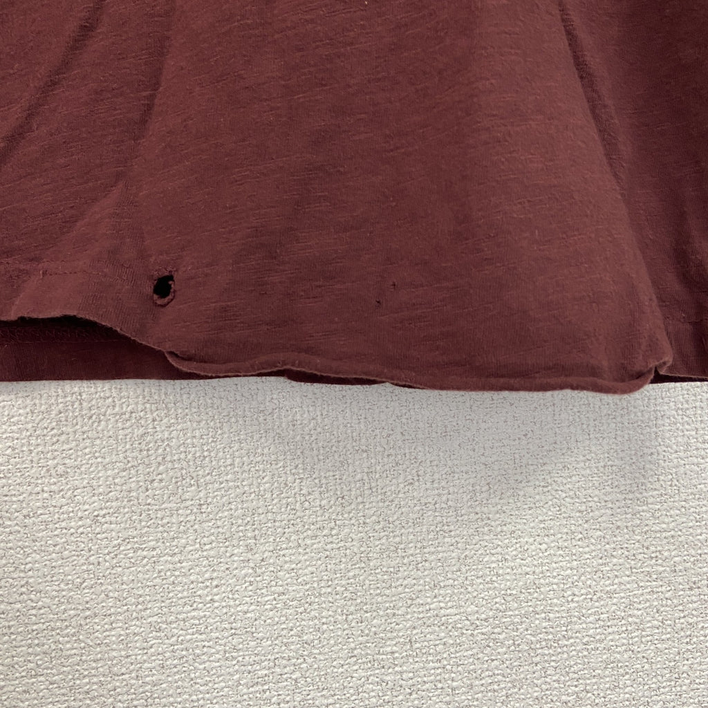 古着 used　champion　チャンピオン　半袖プリントTシャツ　赤　レッド　コットン100％　カレッジ　Mサイズ