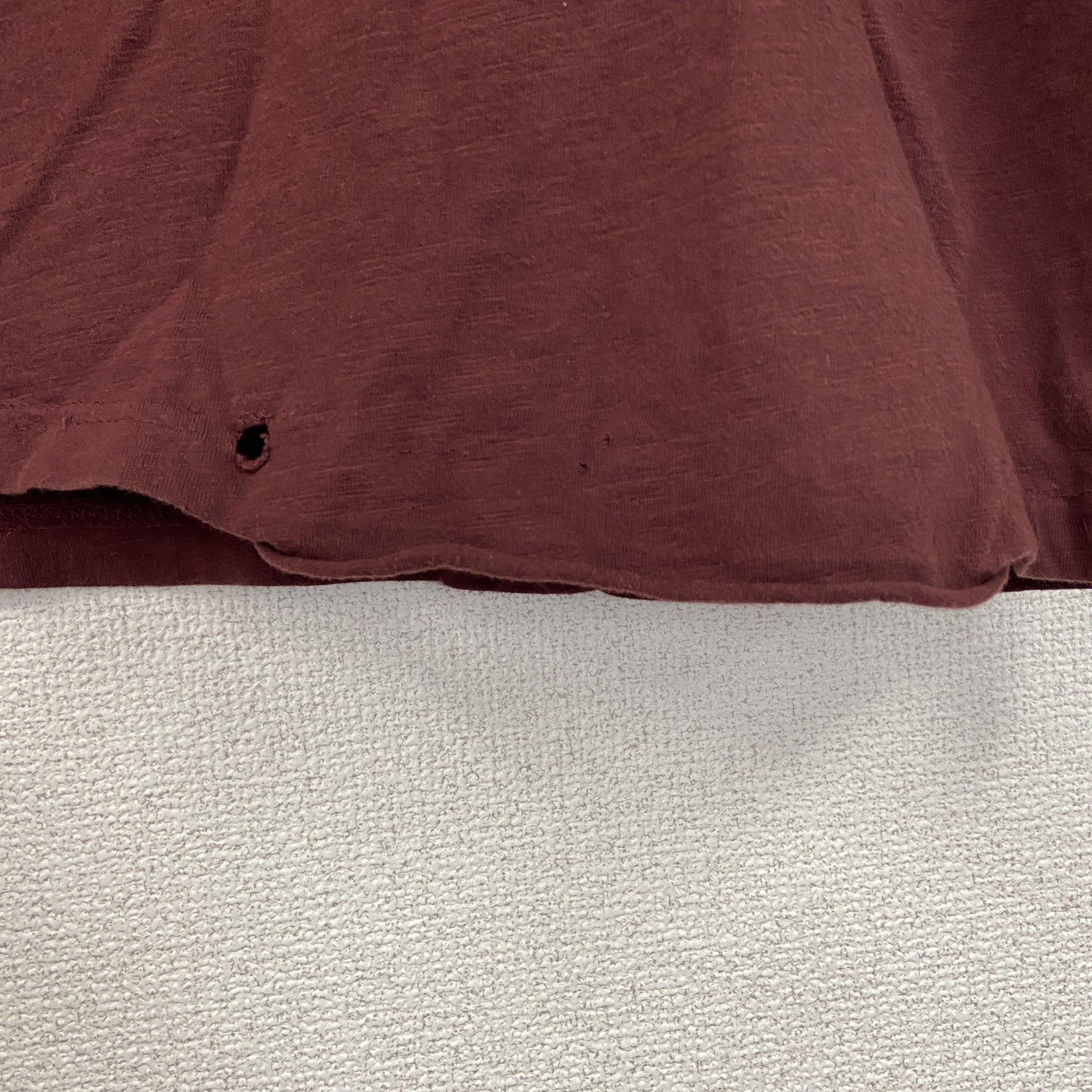 古着 used　champion　チャンピオン　半袖プリントTシャツ　赤　レッド　コットン100％　カレッジ　Mサイズ
