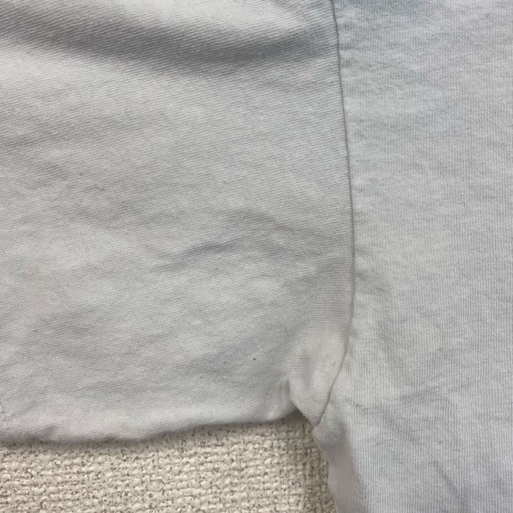 古着 used　半袖アニメプリントTシャツ　ハンターハンター　水色　ライトブルー　クルーネック　100％コットン　Lサイズ