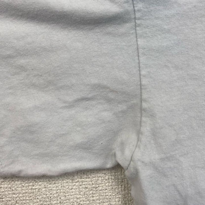 古着 used　半袖アニメプリントTシャツ　ハンターハンター　水色　ライトブルー　クルーネック　100％コットン　Lサイズ