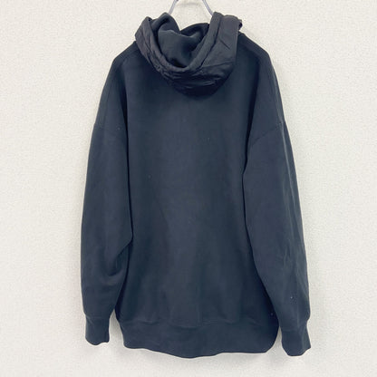 UNIQLO＋J　ユニクロ　スウェットパーカー/フーディー　黒　ブラック　XLサイズ