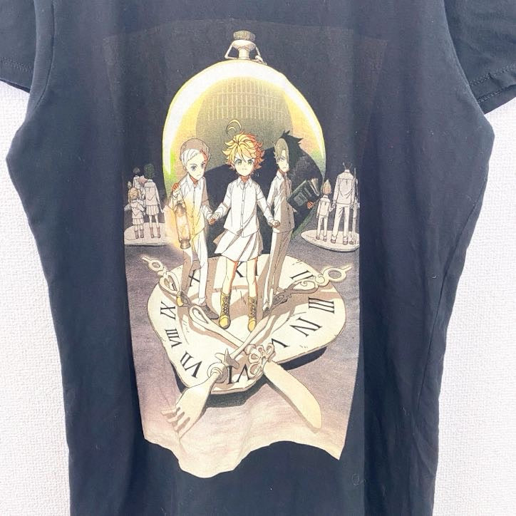 古着 used　約束のネバーランド　THE PROMISED NEVERLAND　半袖アニメキャラプリントTシャツ　XLサイズ